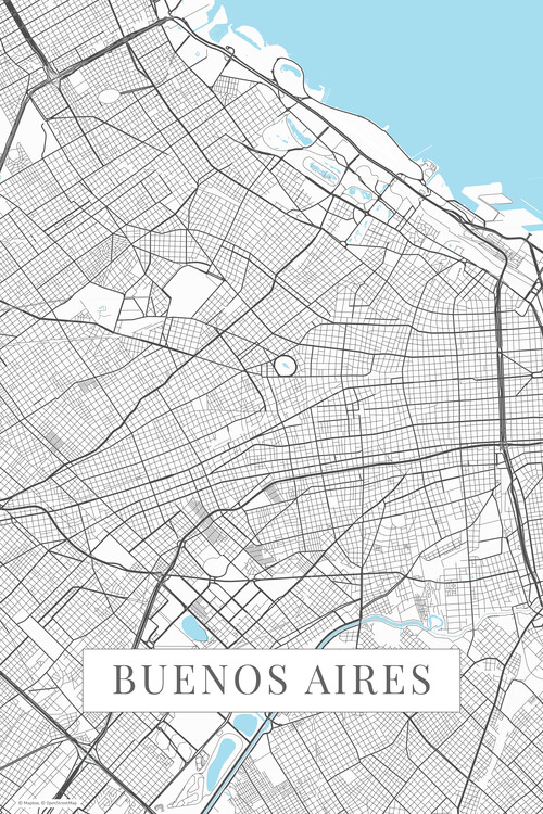 Slika na platnu Buenos Aires white
