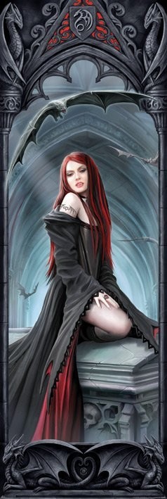 Плакат ANNE STOKES - await the night