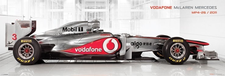 Αφίσα πόρτας McLaren F1 MP4-26