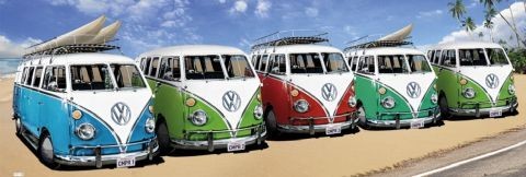 Плакат VW Volkswagen Californian Camper