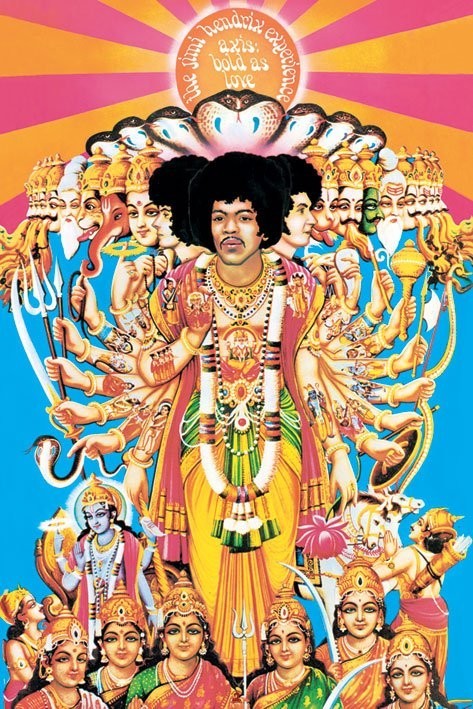 Плакат Jimi Hendrix - axis bold as love
