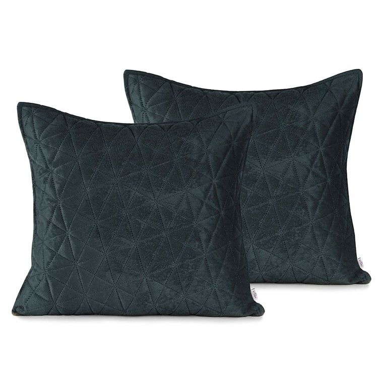 Mαξιλαροθήκες Amelia Home - Laila Graphite + Silver