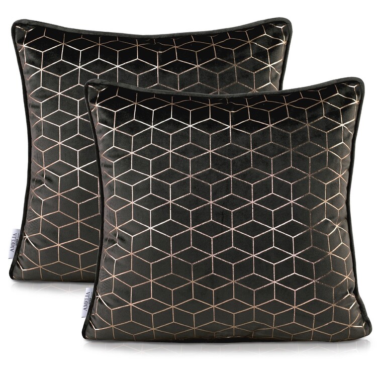 Mαξιλαροθήκες Amelia Home - Nancy Black