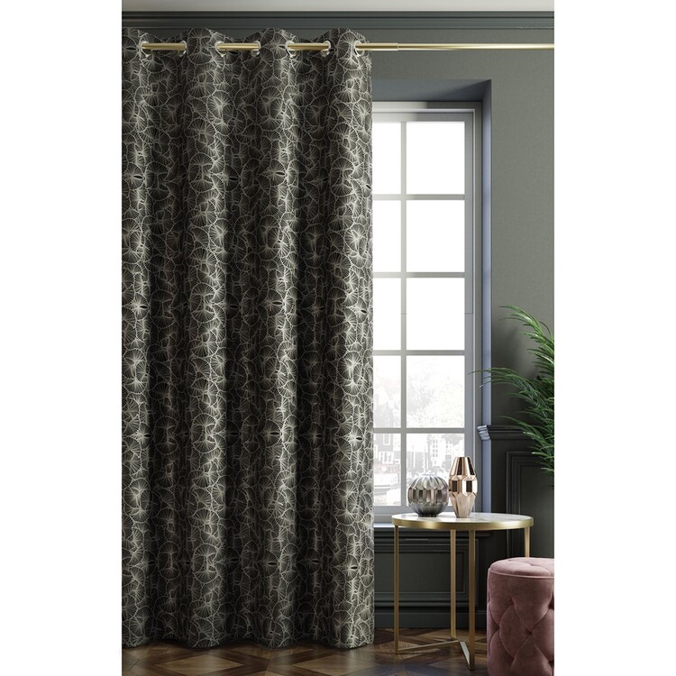 Κουρτίνα Amelia Home - Ginkgo Black 1 τεμ
