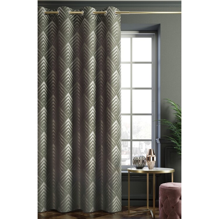 Κουρτίνα Amelia Home - Piramides Khaki 1 τεμ