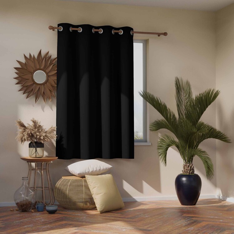 Κουρτίνα Amelia Home - Blackout Black 1 τεμ