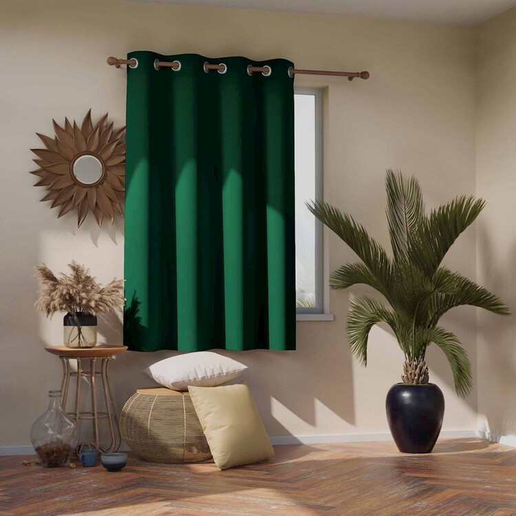 Κουρτίνα Amelia Home - Blackout Dark Green 1 τεμ