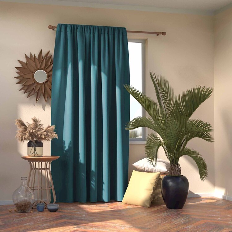 Cortina Amelia Home - Pleat Blue 1 pc