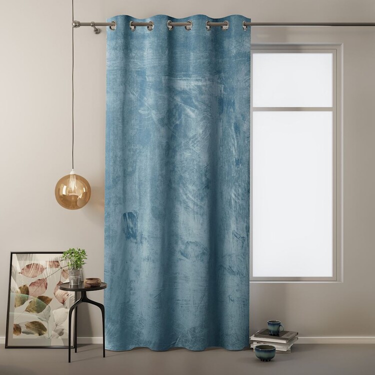 Κουρτίνα Amelia Home - Velvet Blue 1 τεμ