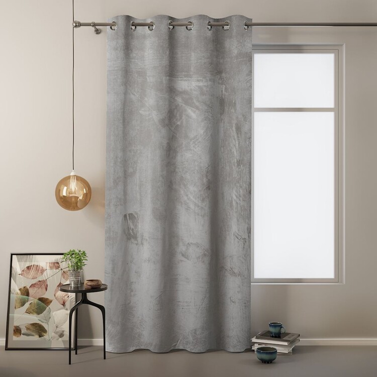 Κουρτίνα Amelia Home - Velvet Silver 1 τεμ