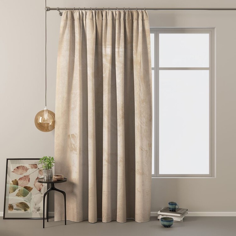 Κουρτίνα Amelia Home - Velvet Cream 1 τεμ