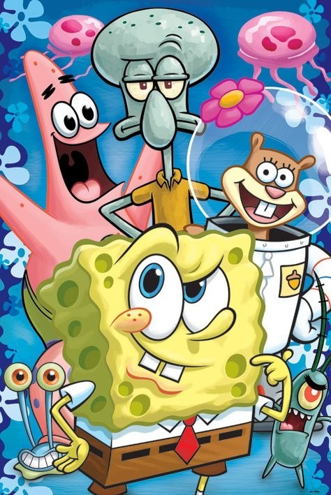 Poster SPONGEBOB - group