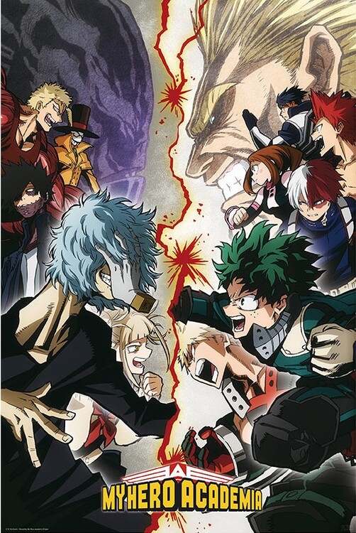 Плакат My Hero Academia - Heroes VS. Villains