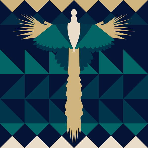 Плакат Aztec Peacock