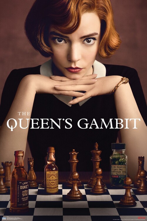 Плакат Queens Gambit - Key Art
