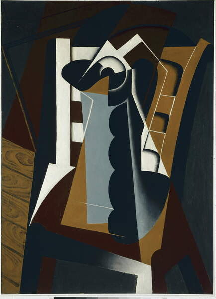 Принти на полотні Still Life on a Chair - Oil on wood, 1917