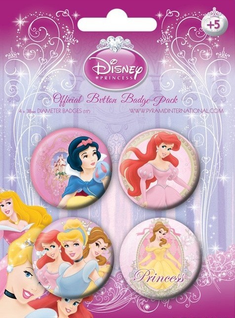 Badge set DISNEY PRINCESS 1