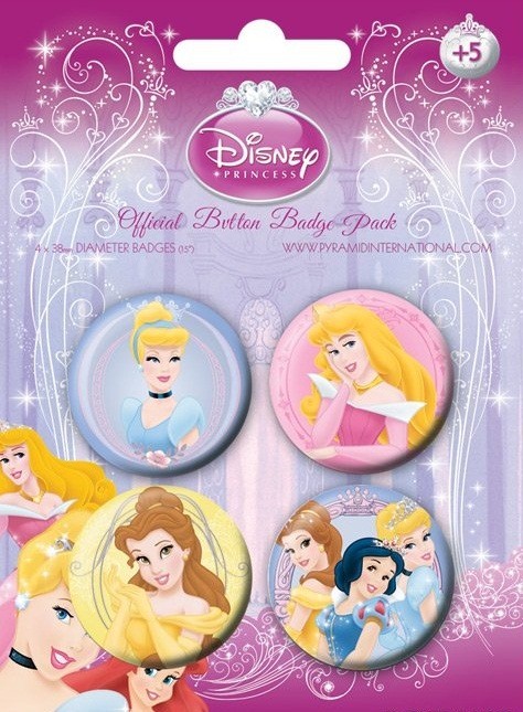 Badge set DISNEY PRINCESS 2