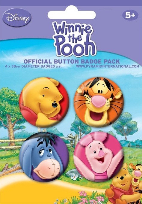 Badge set WINNIE THE POOH 1
