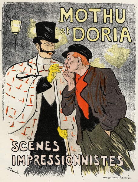 Плакат Art. Entertaiment. The singers Mothu and Doria.
