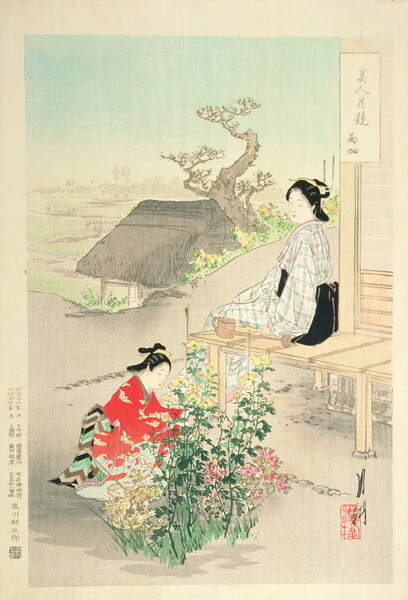 Плакат 'Chrysanthemum Garden'