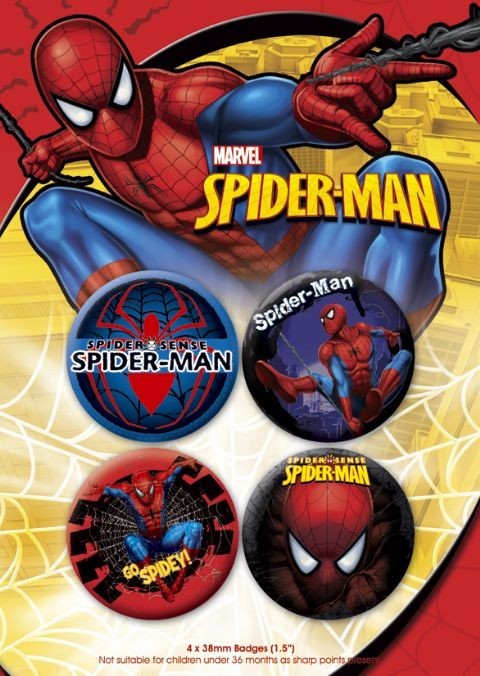 Badge set SPIDER-MAN 2
