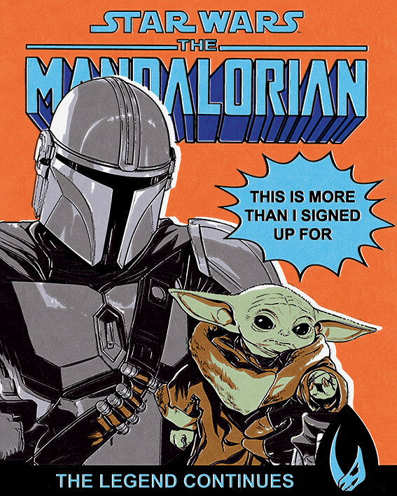 Canvas Wall Art Star Wars: The Mandalorian - This Is More Than I