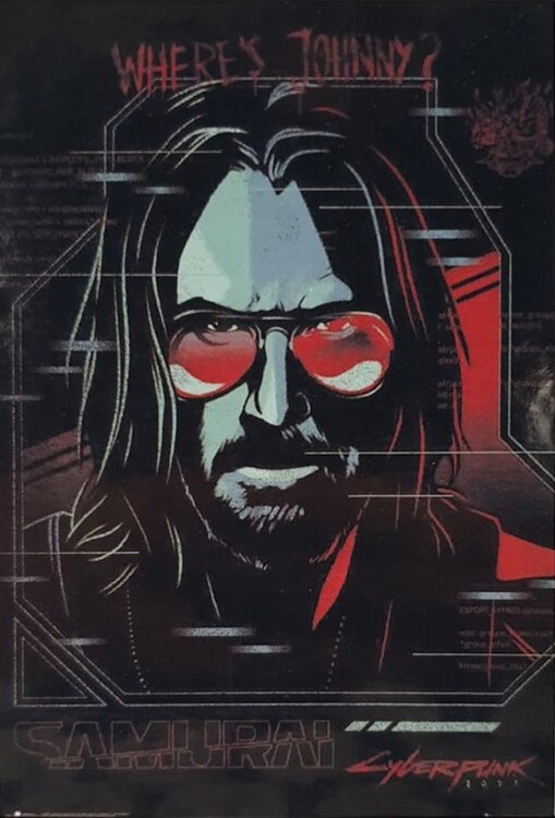 Плакат Cyberpunk 2077 - Ghost In The Machine