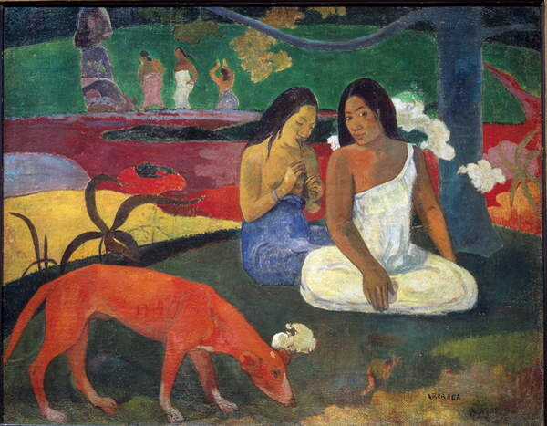 Плакат Arearea (Joyeusetes) or The Red Dog