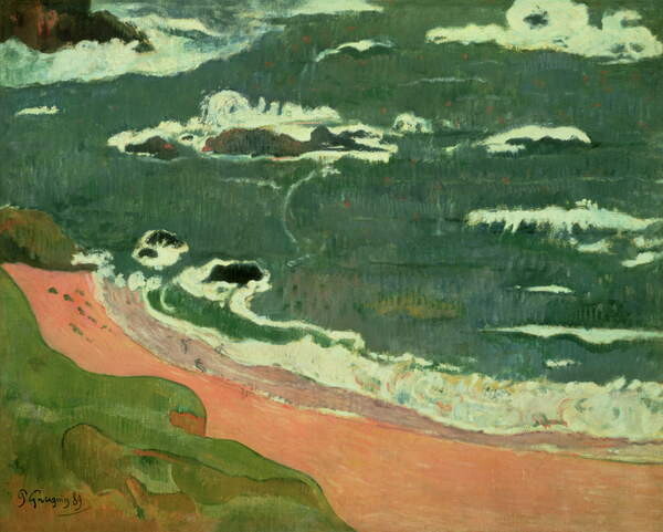 Плакат Beach at Le Pouldu