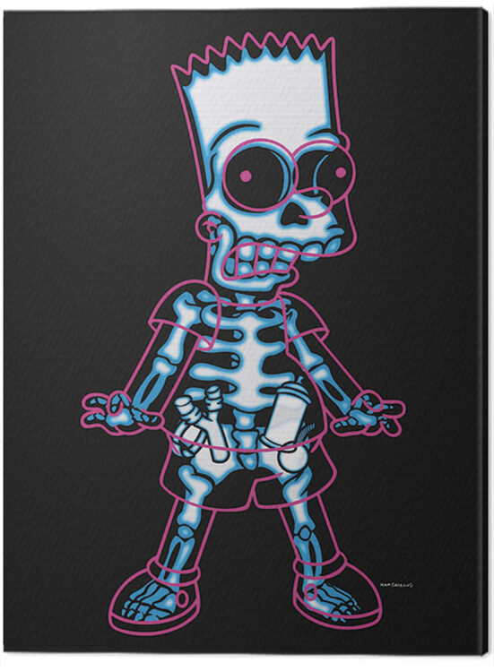 Принти на полотні The Simpsons - X-Ray Bart