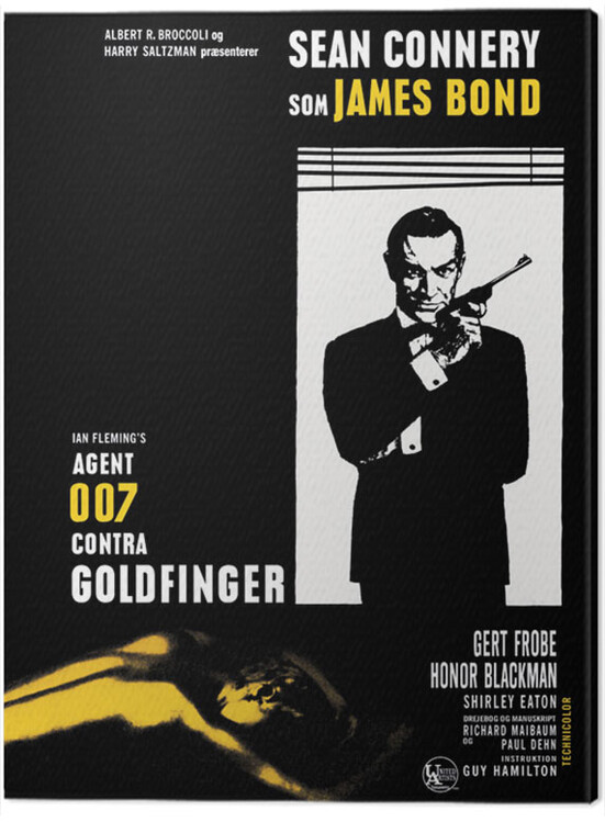 Принти на полотні James Bond - Goldfinger - Window