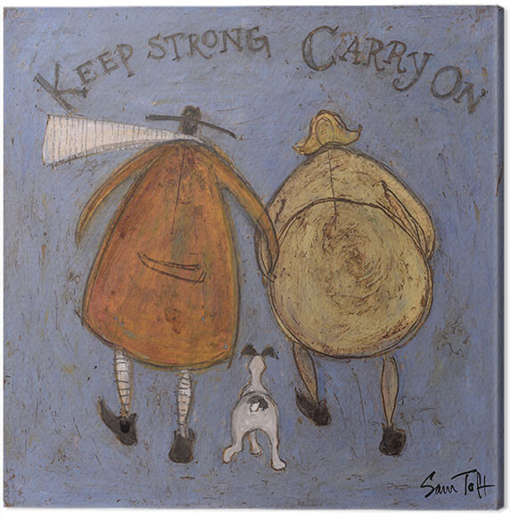 Принти на полотні Sam Toft - Keep Strong Carry On