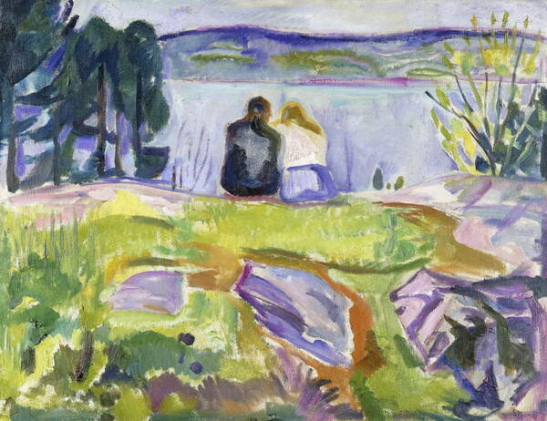 Плакат Springtime (Lovers by the shore)