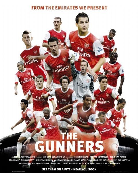 Плакат Arsenal - the gunners