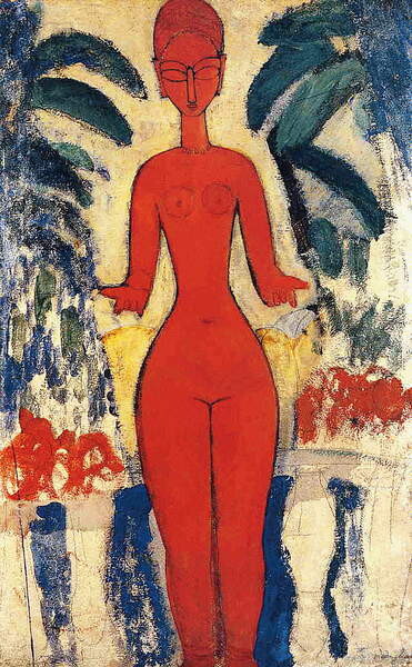 Плакат Standing Nude