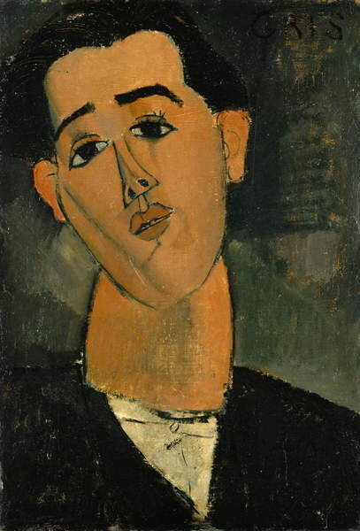 Плакат Portrait of Juan Gris (1887-1927) 1915