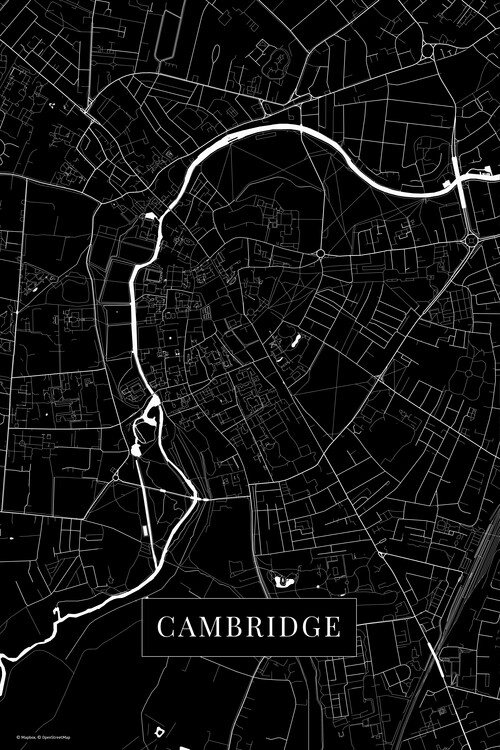 Плакат Cambridge black