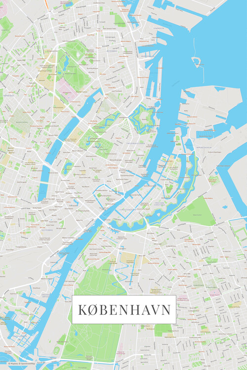 Плакат København color
