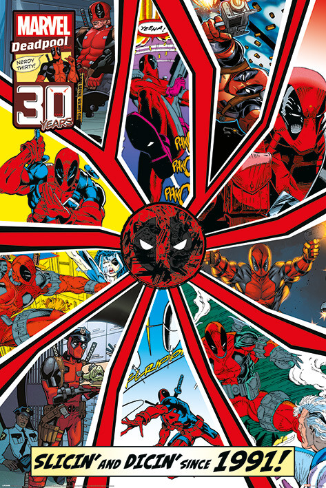 Плакат Deadpool - Shattered