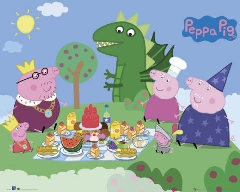 Плакат PEPPA PIG - picnic