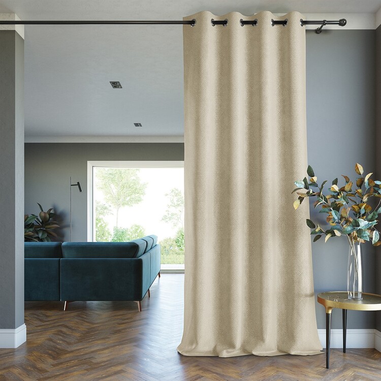 Κουρτίνα Amelia Home - Blackout Lamari Crem 1 τεμ