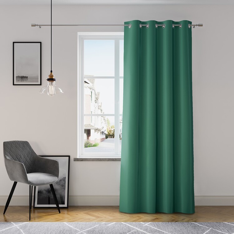Cortina Amelia Home - Eyelets Dark Green 1 pc