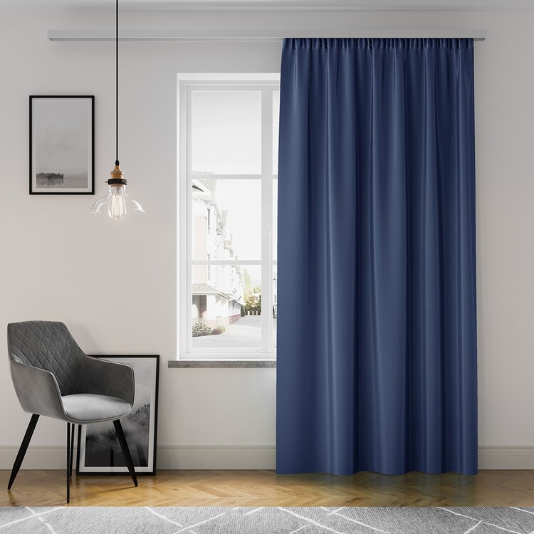 Cortina Amelia Home - Pleat Navy 1 pc