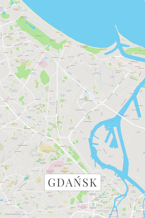 Плакат Gdansk color