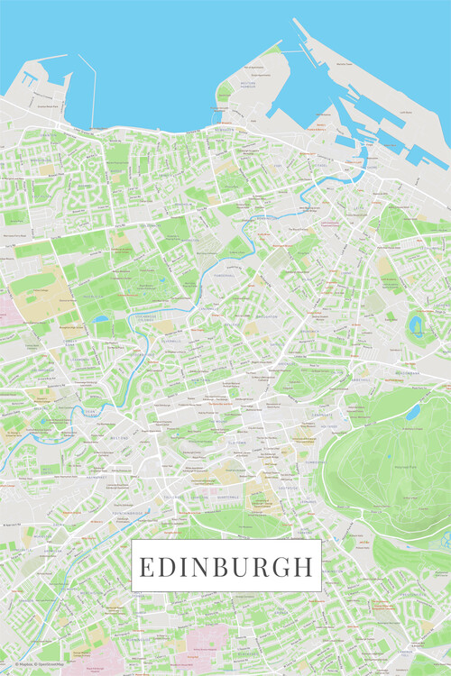 Плакат Edinburgh color