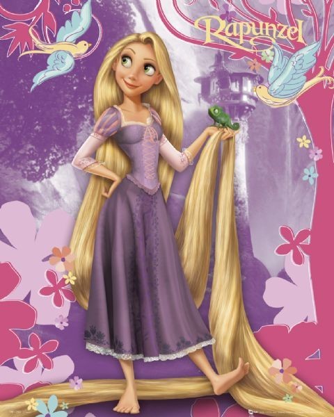 Poster DISNEY PRINCESS - rapunzel
