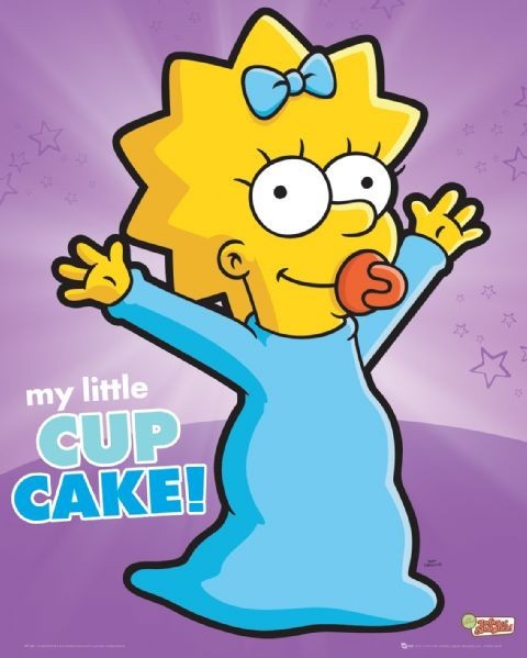 Плакат THE SIMPSONS - cup cake