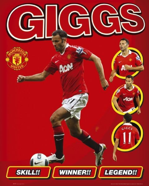 Плакат Manchester United - giggs
