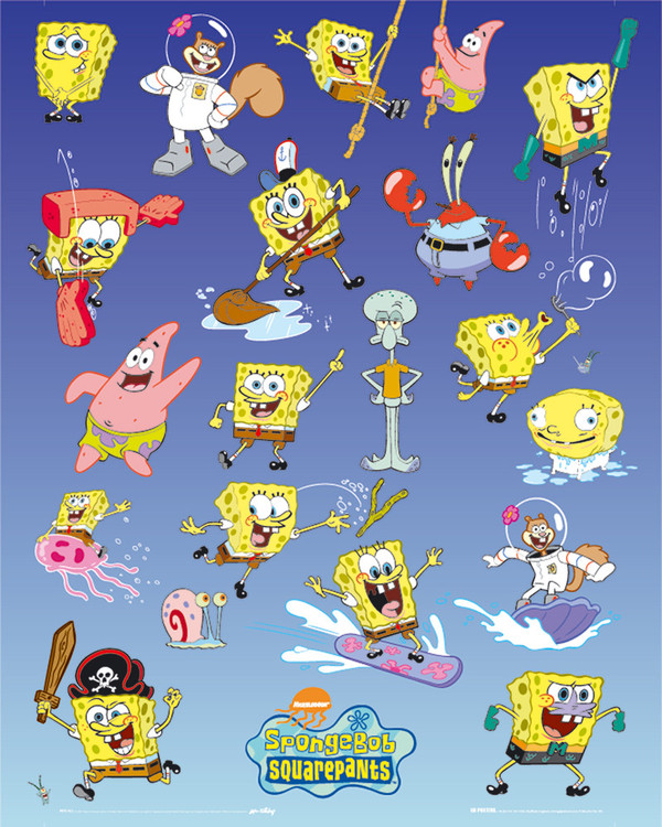 Poster SPONGEBOB - multiple